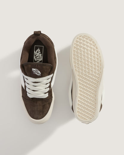 Vans Knu Skool Shoe in Coal Brown
