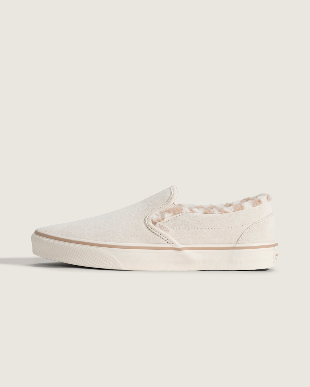 Vans Classic Slip-On Shoe in Turtle Dove White