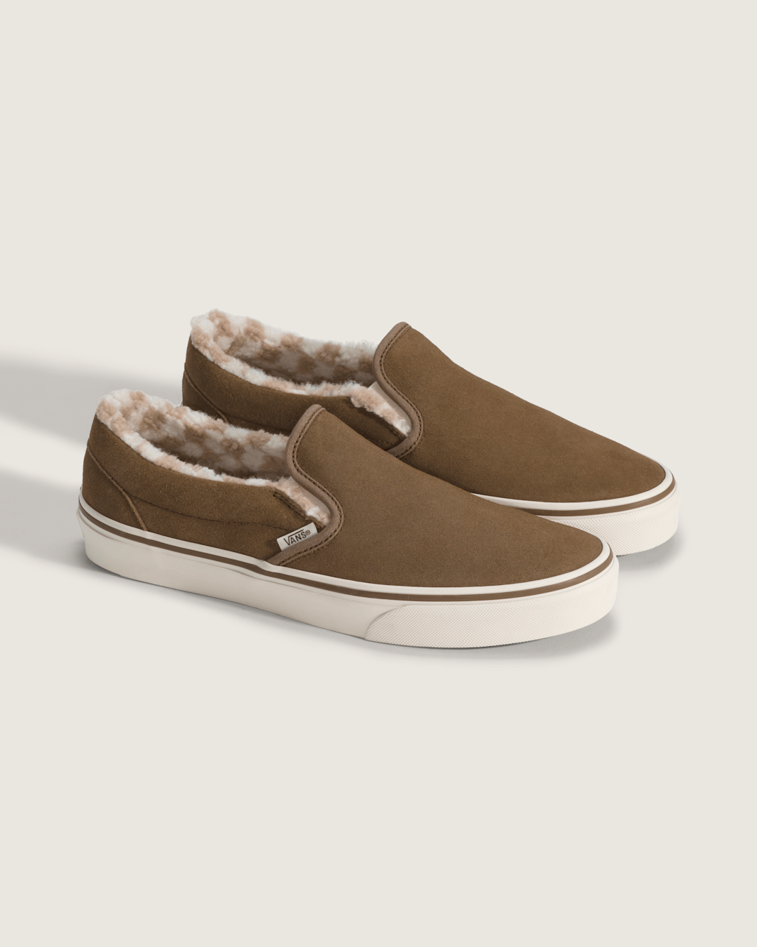 Vans Classic Slip-On Shoe in Brown