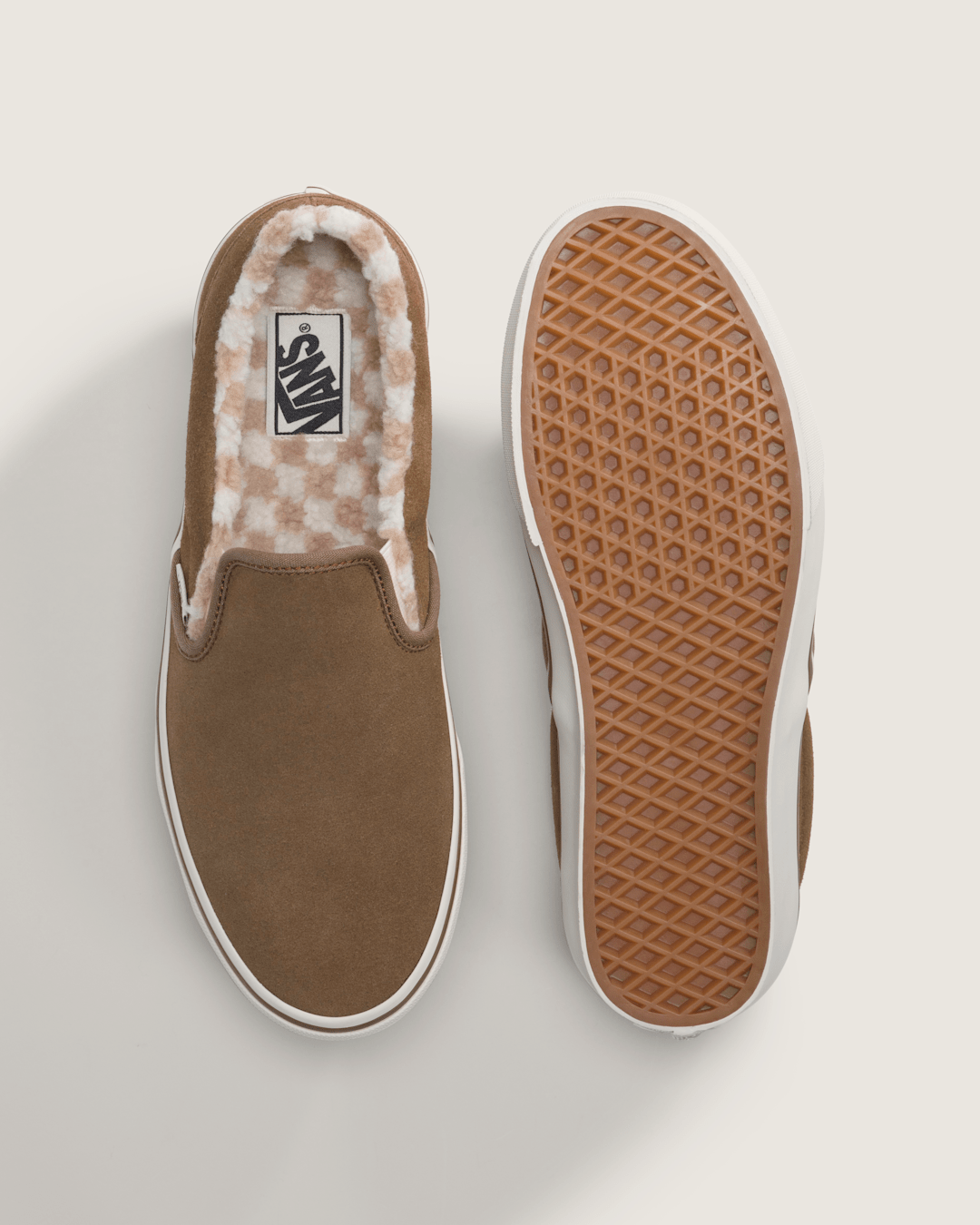 Vans Classic Slip-On Shoe in Brown