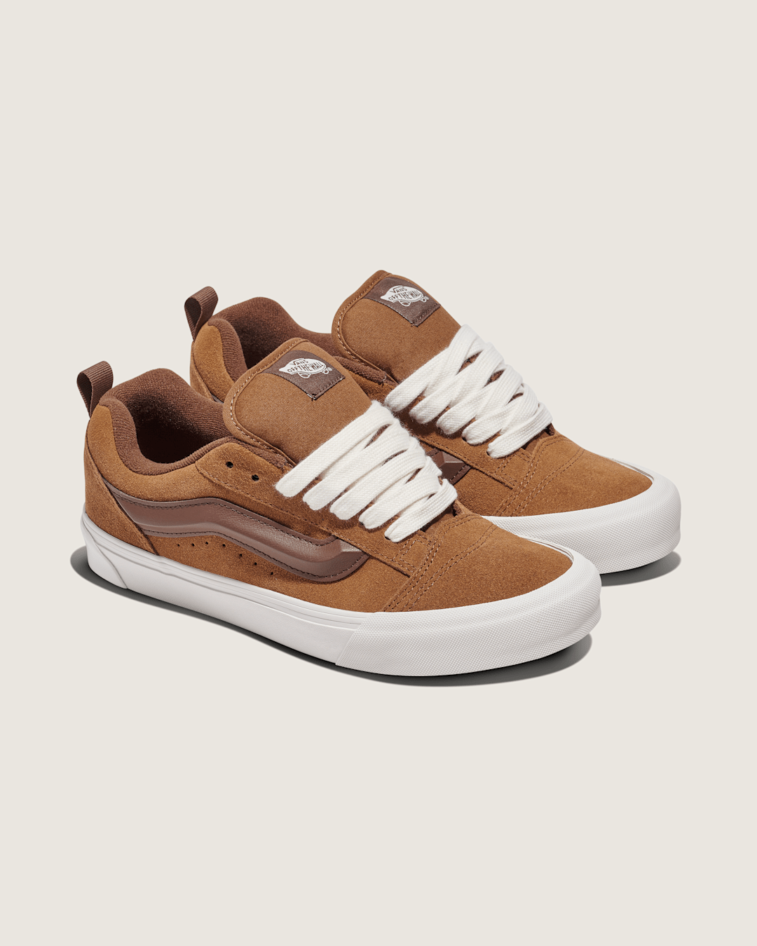 Vans Knu Skool Shoe in Brown