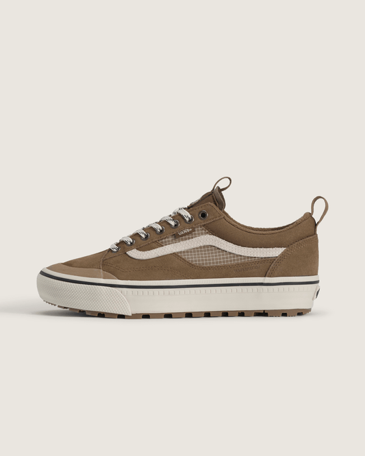 Vans Old Skool Waterproof Insulated Shoe in Brown / Green