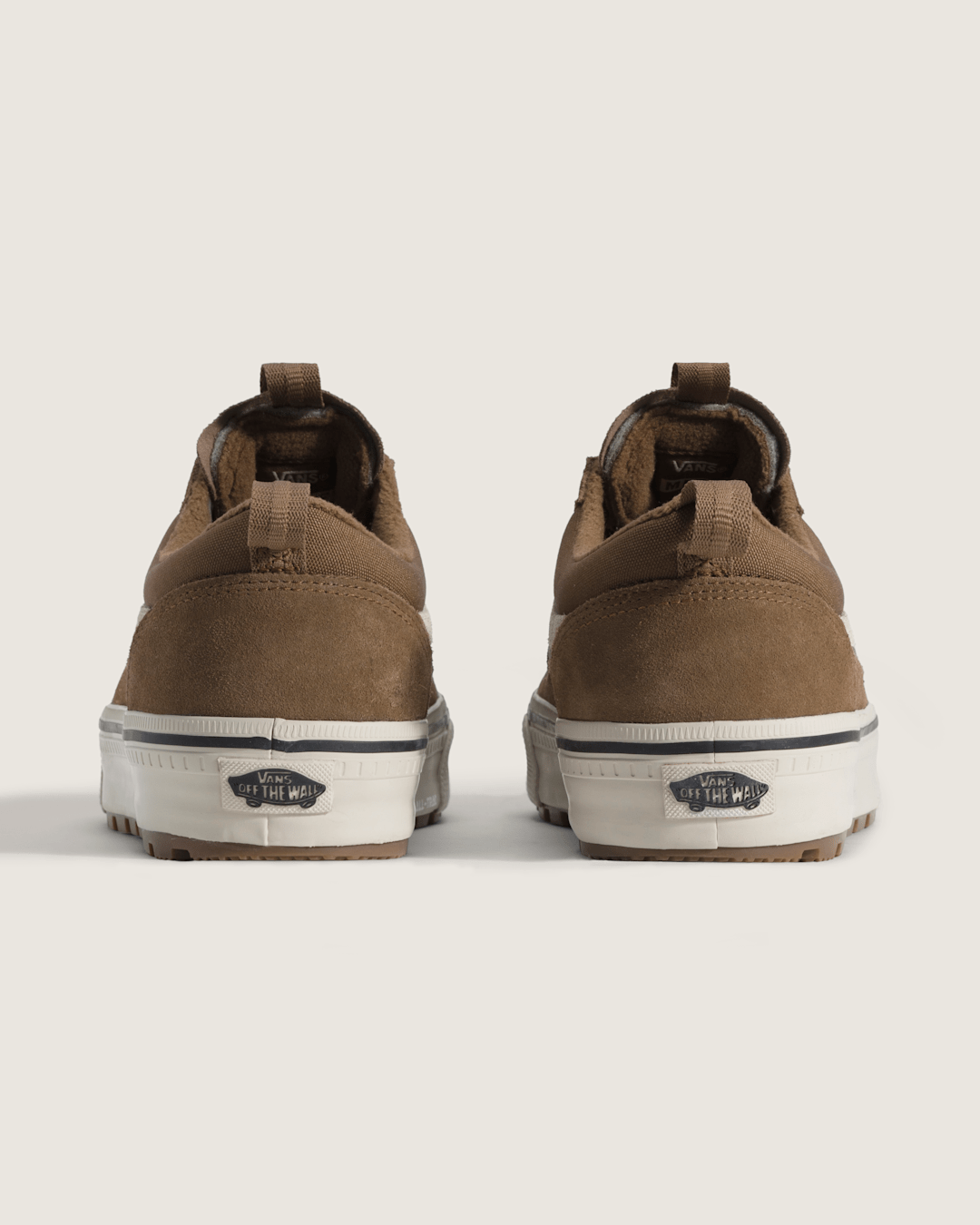 Vans Old Skool Waterproof Insulated Shoe in Brown / Green
