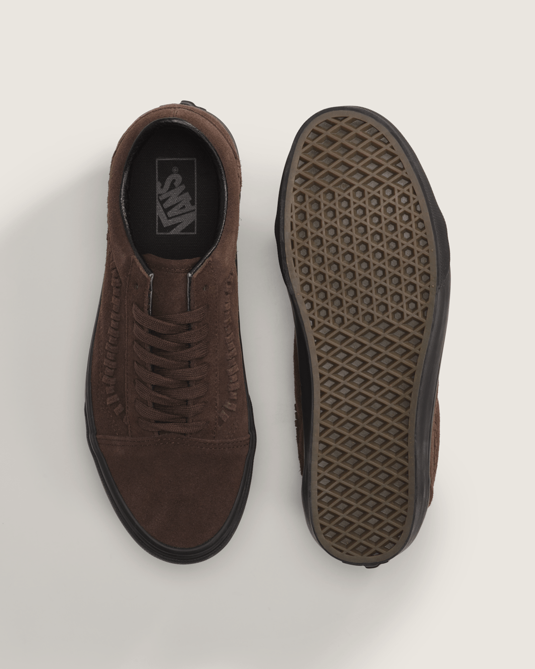 Vans Old Skool Shoe in Brown / Black