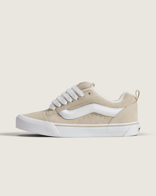 Vans Knu Skool Shoe in Neutral Beige