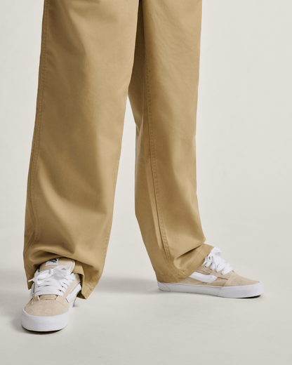 Vans Knu Skool Shoe in Neutral Beige