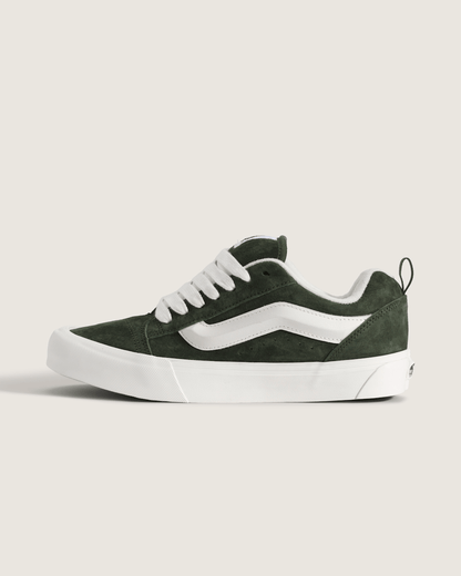 Vans Knu Skool Shoe in Dried Kelp Green