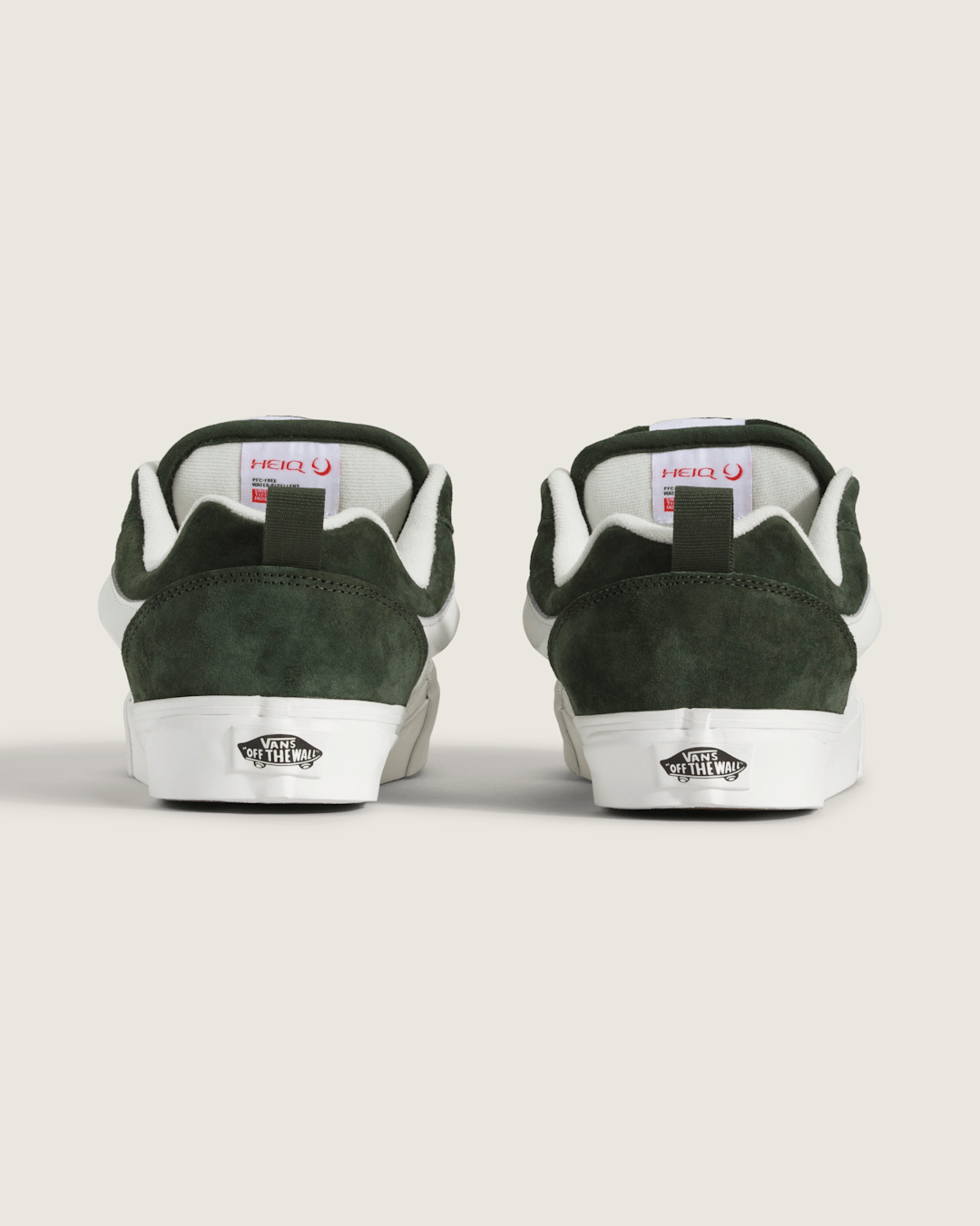 Vans Knu Skool Shoe in Dried Kelp Green