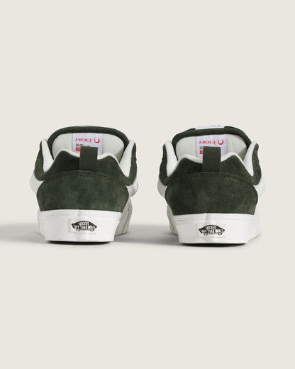 Vans Knu Skool Shoe in Dried Kelp Green