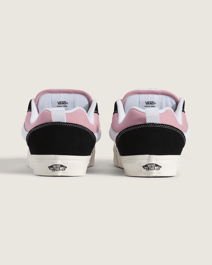 Vans Knu Skool Shoe in Black / Pink