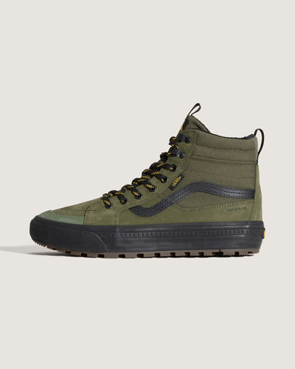 Vans Sk8-Hi Waterproof Insulated Shoe in Green / Black