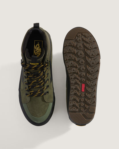 Vans Sk8-Hi Waterproof Insulated Shoe in Green / Black