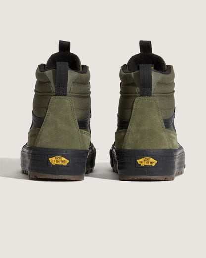 Vans Sk8-Hi Waterproof Insulated Shoe in Green / Black