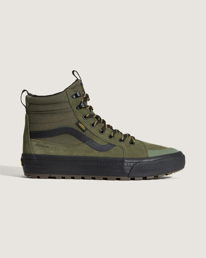 Vans Sk8-Hi Waterproof Insulated Shoe in Green / Black