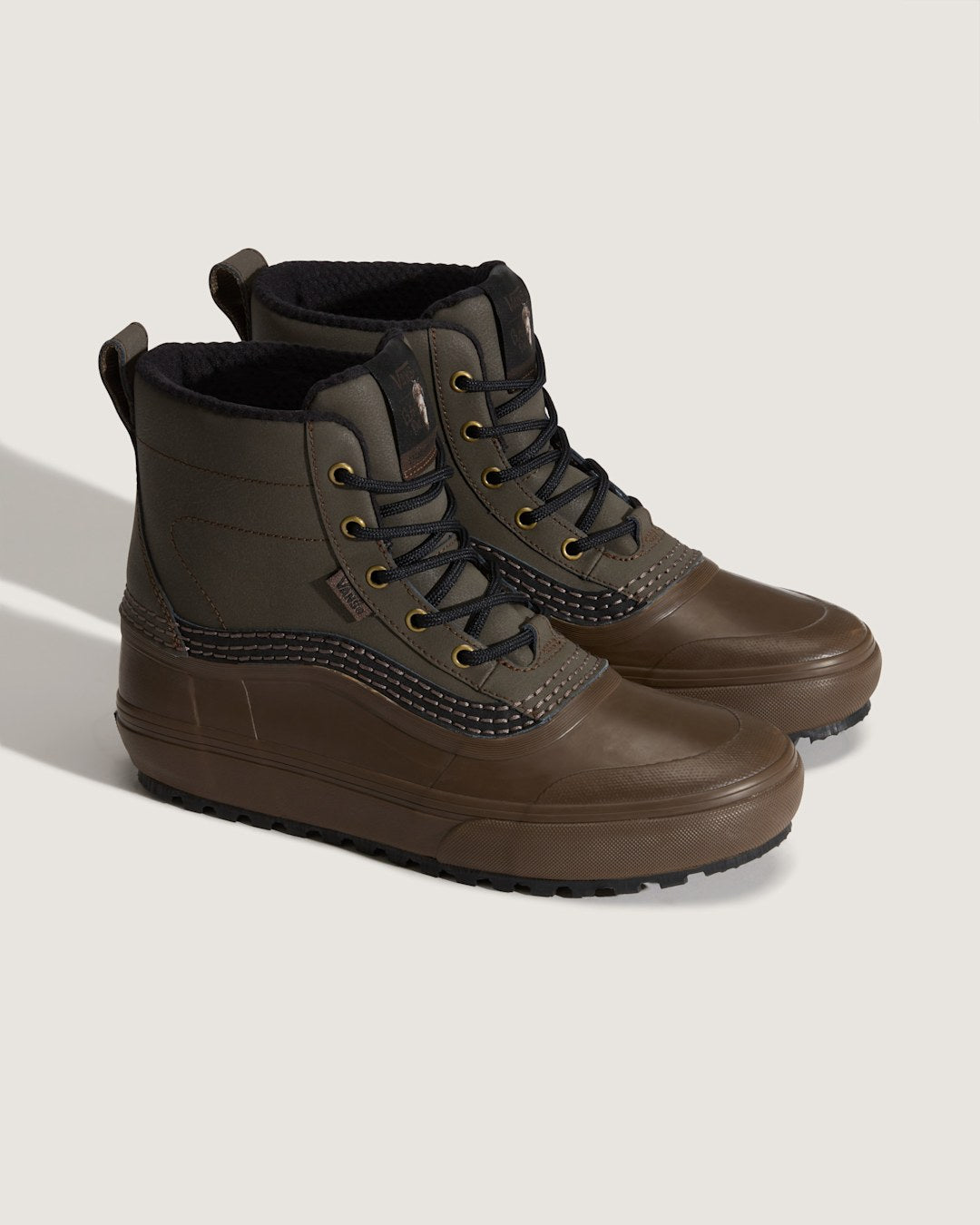 Vans Blake Paul Standard Mid Waterproof Boot in Demitasse Brown / Green