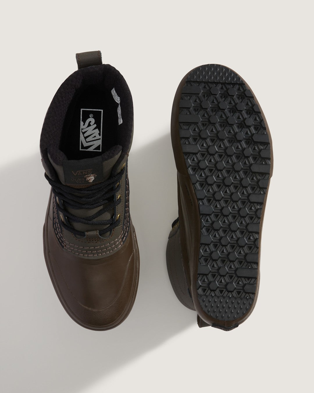 Vans Blake Paul Standard Mid Waterproof Boot in Demitasse Brown / Green