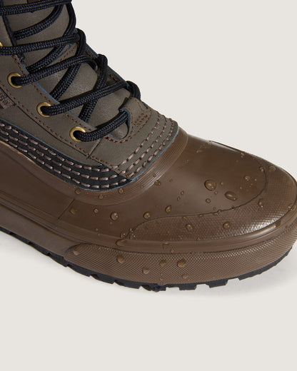 Vans Blake Paul Standard Mid Waterproof Boot in Demitasse Brown / Green