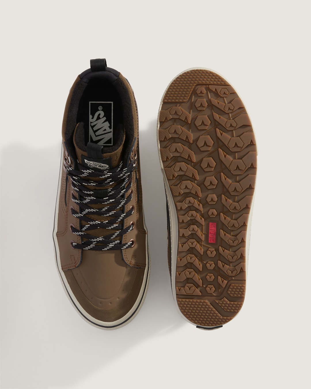 Vans Sk8-Hi Waterproof Insulated Shoe in Brown