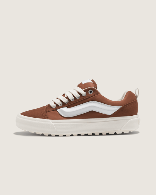 Vans Premium Knu Skool Shoe in Mercer Tortoise Shell Brown
