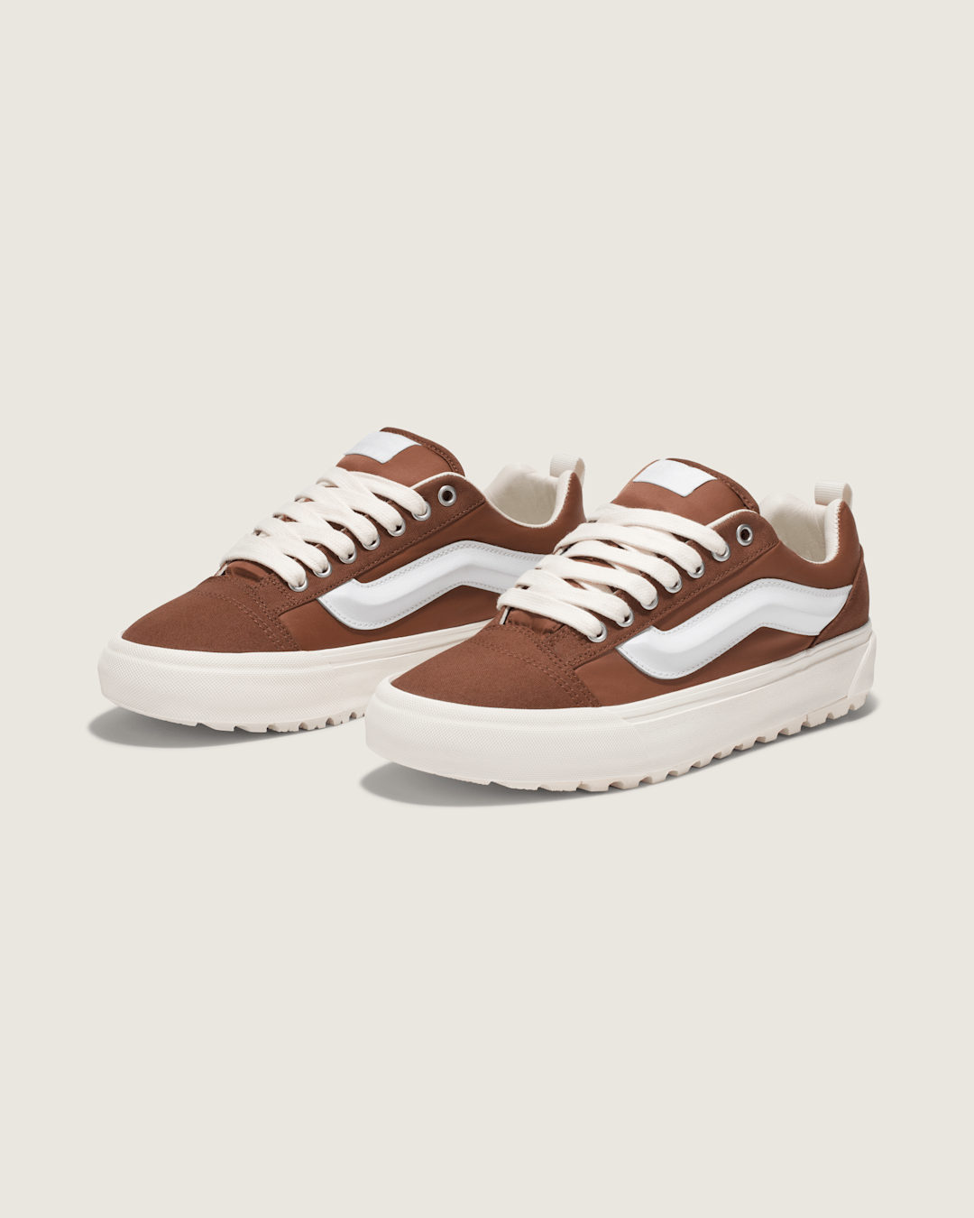 Vans Premium Knu Skool Shoe in Mercer Tortoise Shell Brown