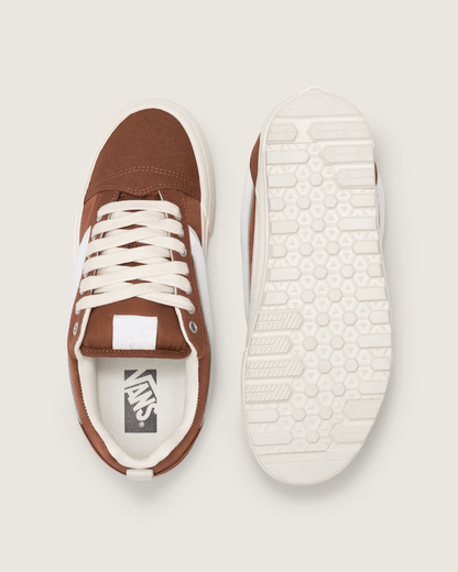 Vans Premium Knu Skool Shoe in Mercer Tortoise Shell Brown