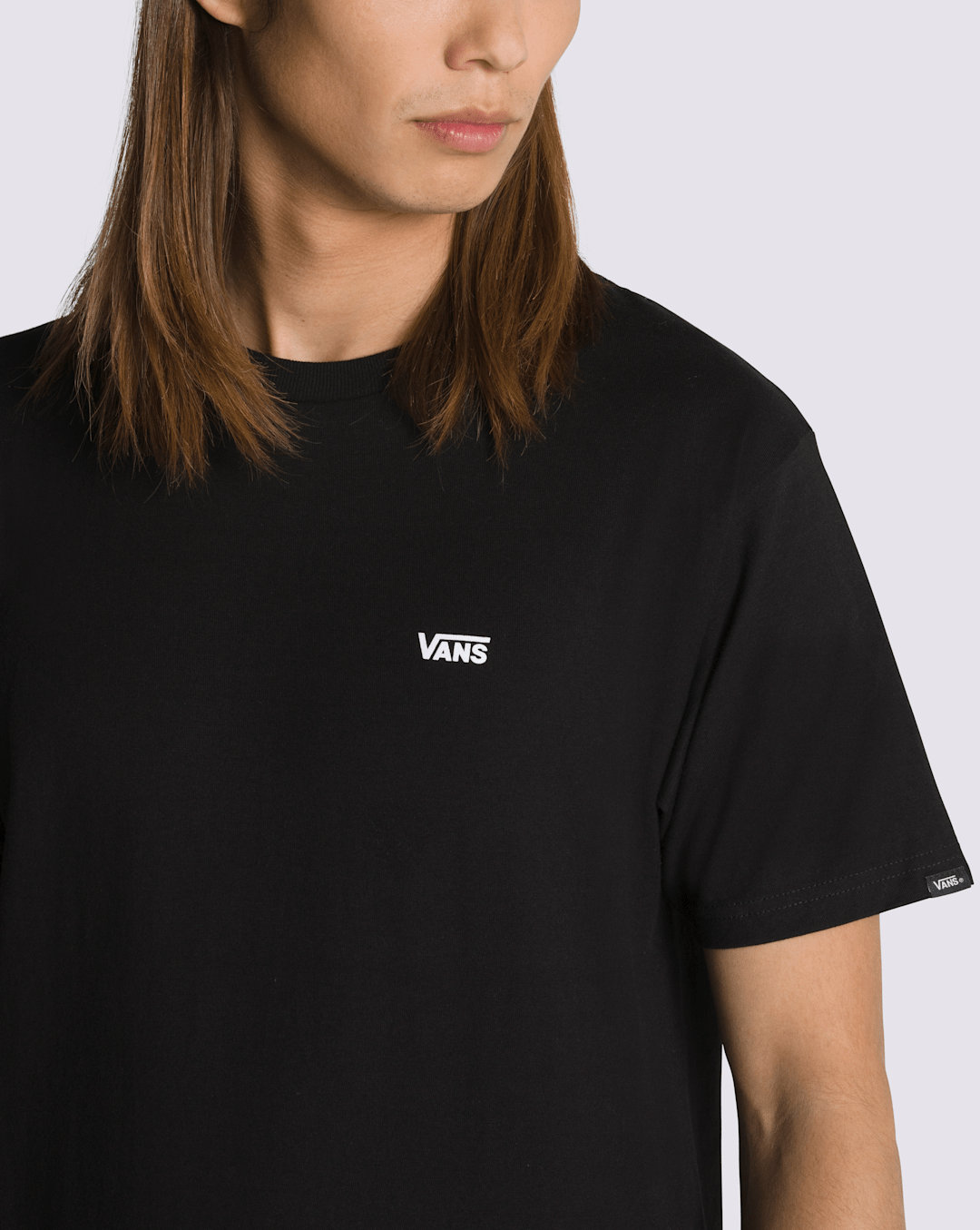 Vans Left Chest Logo T-Shirt in Black