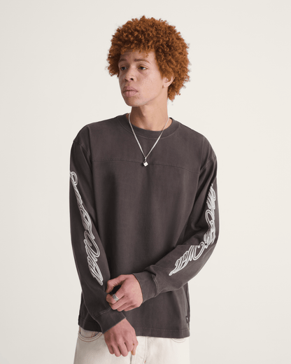 Vans Durham Long Sleeve Shirt in Faded Black