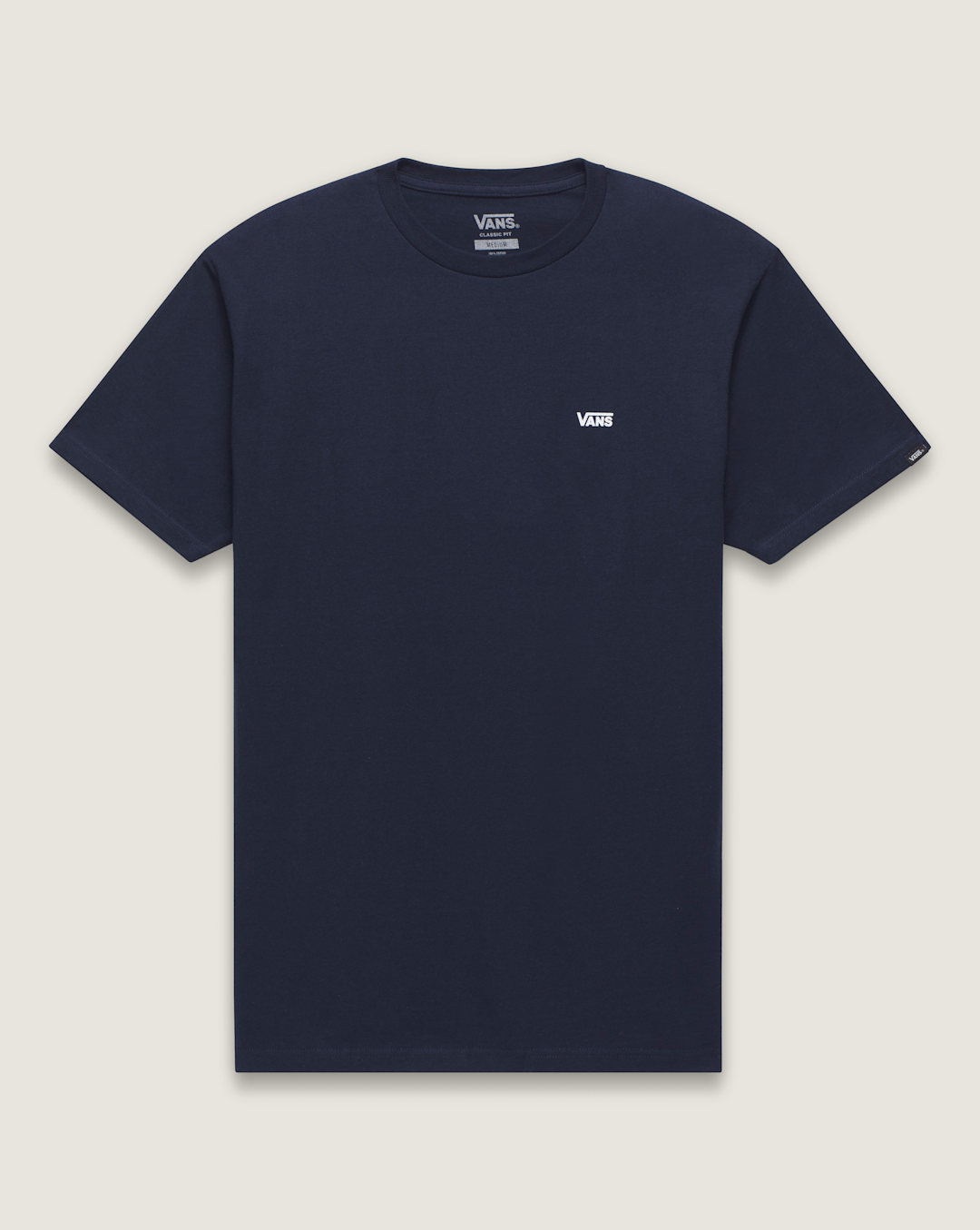 Vans Left Chest Logo T-Shirt in Navy Blue