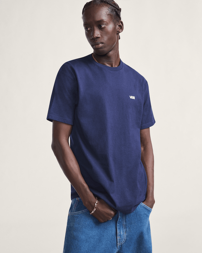 Vans Left Chest Logo T-Shirt in Navy Blue