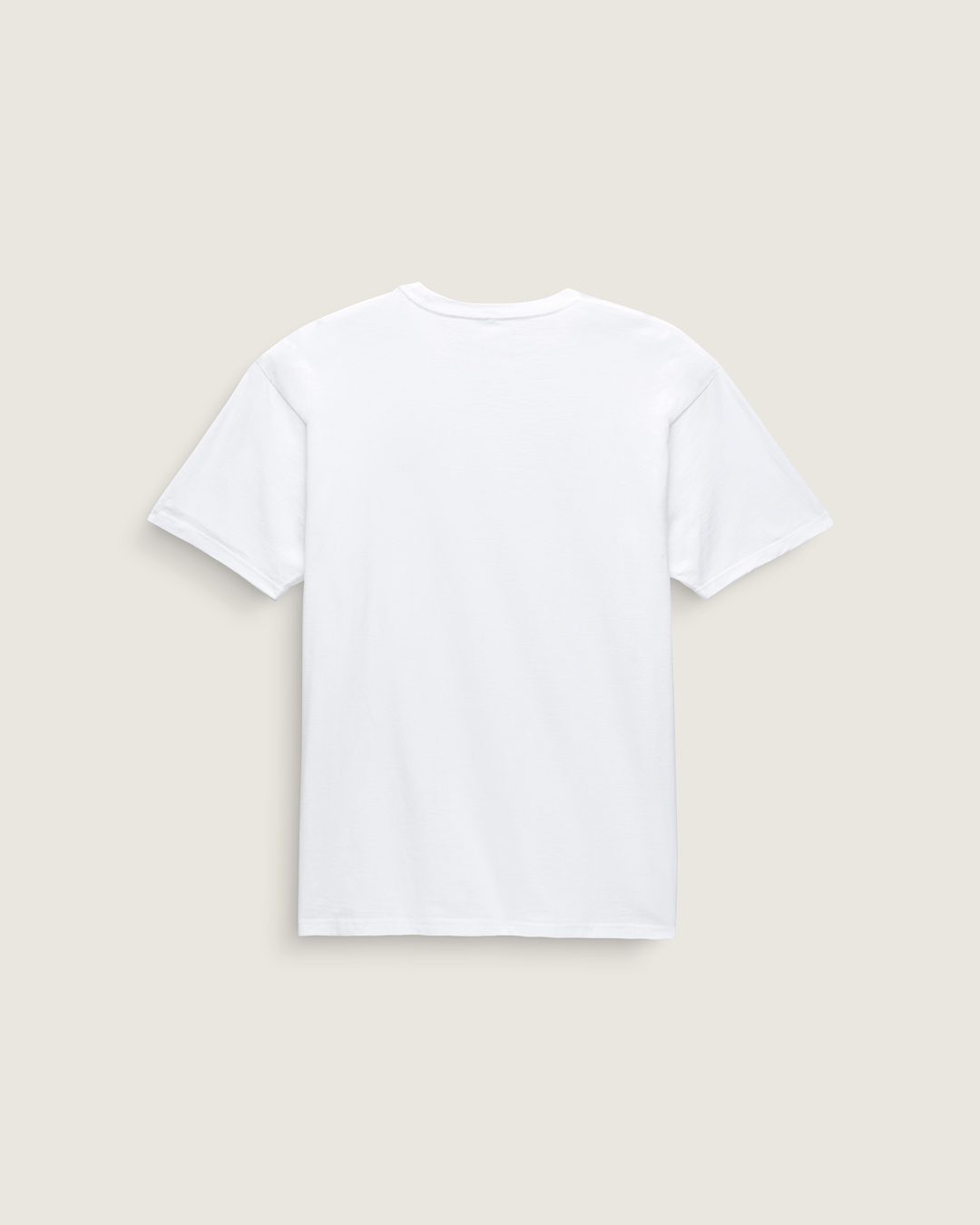 Vans Left Chest Logo T-Shirt in White / Black