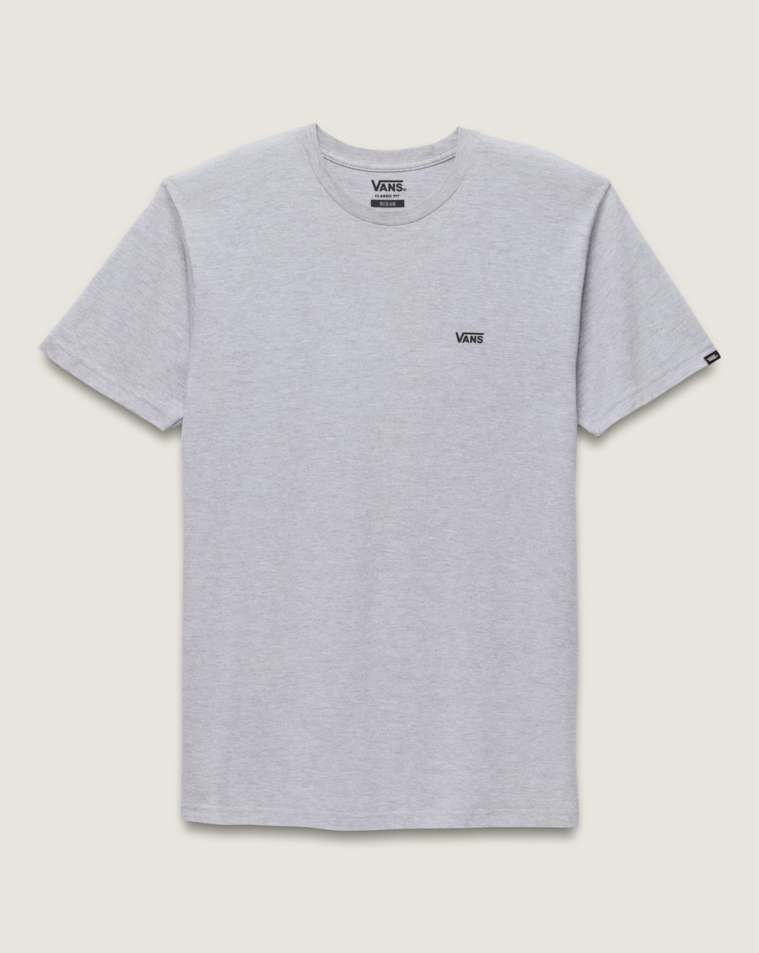 Vans Left Chest Logo T-Shirt in Heather Grey