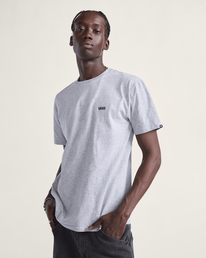 Vans Left Chest Logo T-Shirt in Heather Grey