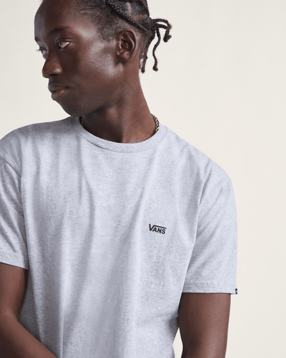 Vans Left Chest Logo T-Shirt in Heather Grey