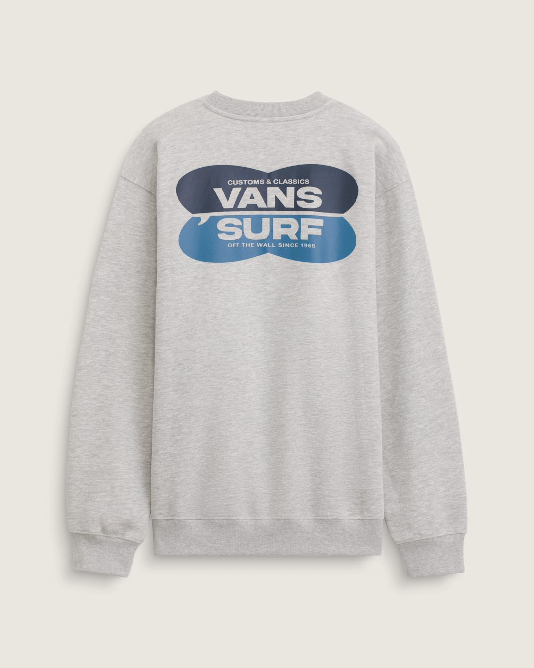 Vans Palms Crew Sweatshirt in Cement Heather