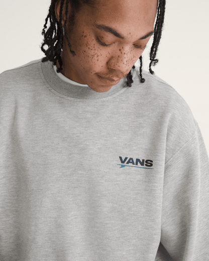 Vans Palms Crew Sweatshirt in Cement Heather