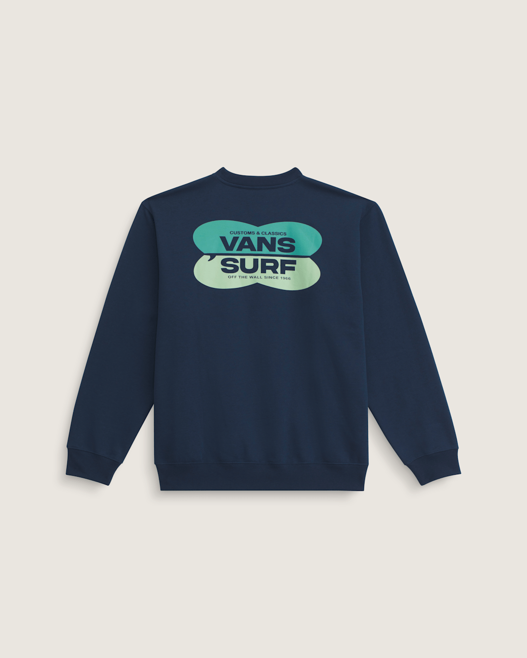 Vans Palms Crew Sweatshirt in Dress Blues