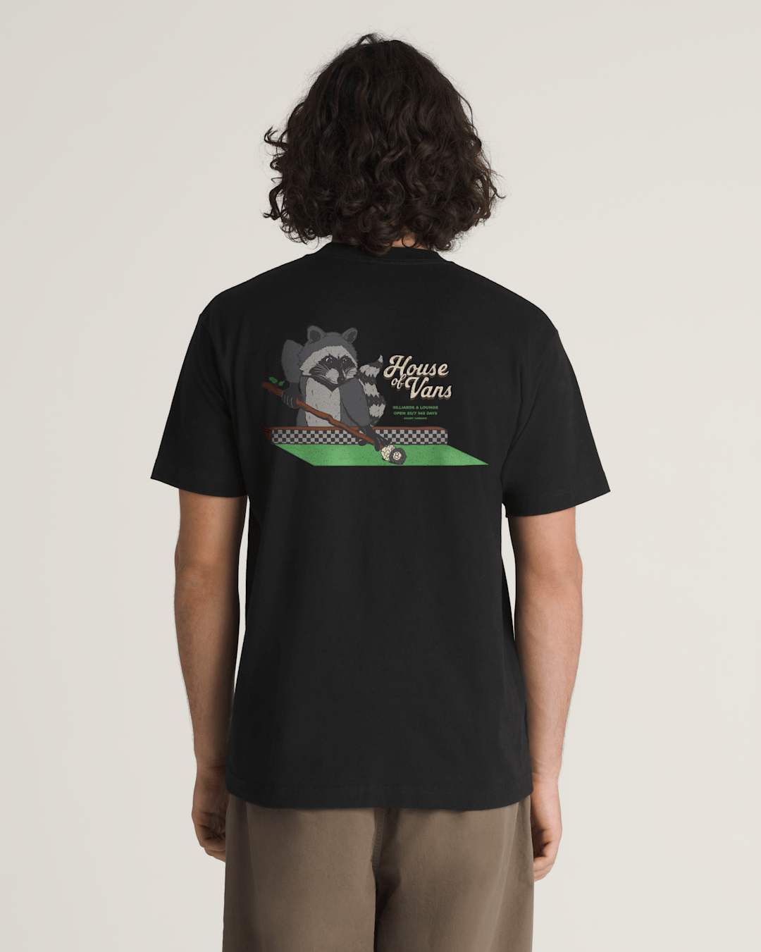 Vans Billiards Lounge T-Shirt in Black