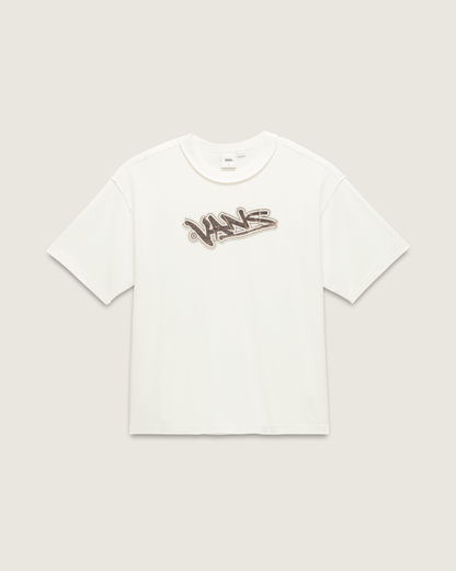 Vans Premium Short Sleeve T-Shirt in Marshmallow White