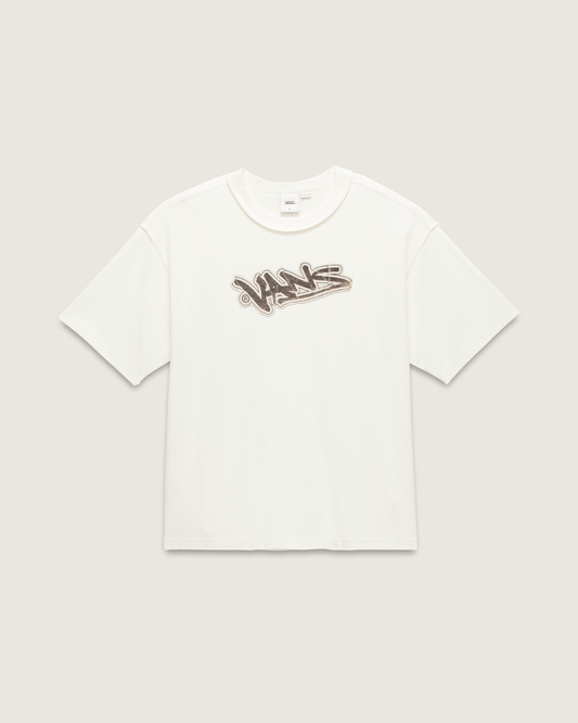 Vans Premium Short Sleeve T-Shirt in Marshmallow White