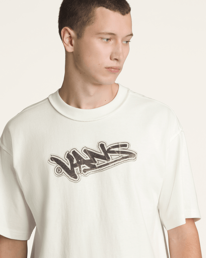Vans Premium Short Sleeve T-Shirt in Marshmallow White