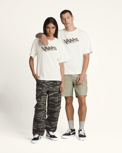 Vans Premium Short Sleeve T-Shirt in Marshmallow White