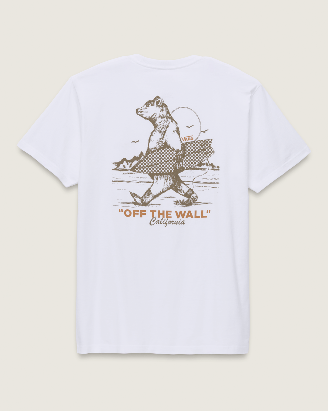 Vans California Bear Stroll T-Shirt in White