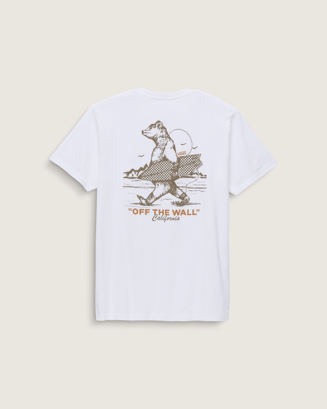 Vans California Bear Stroll T-Shirt in White