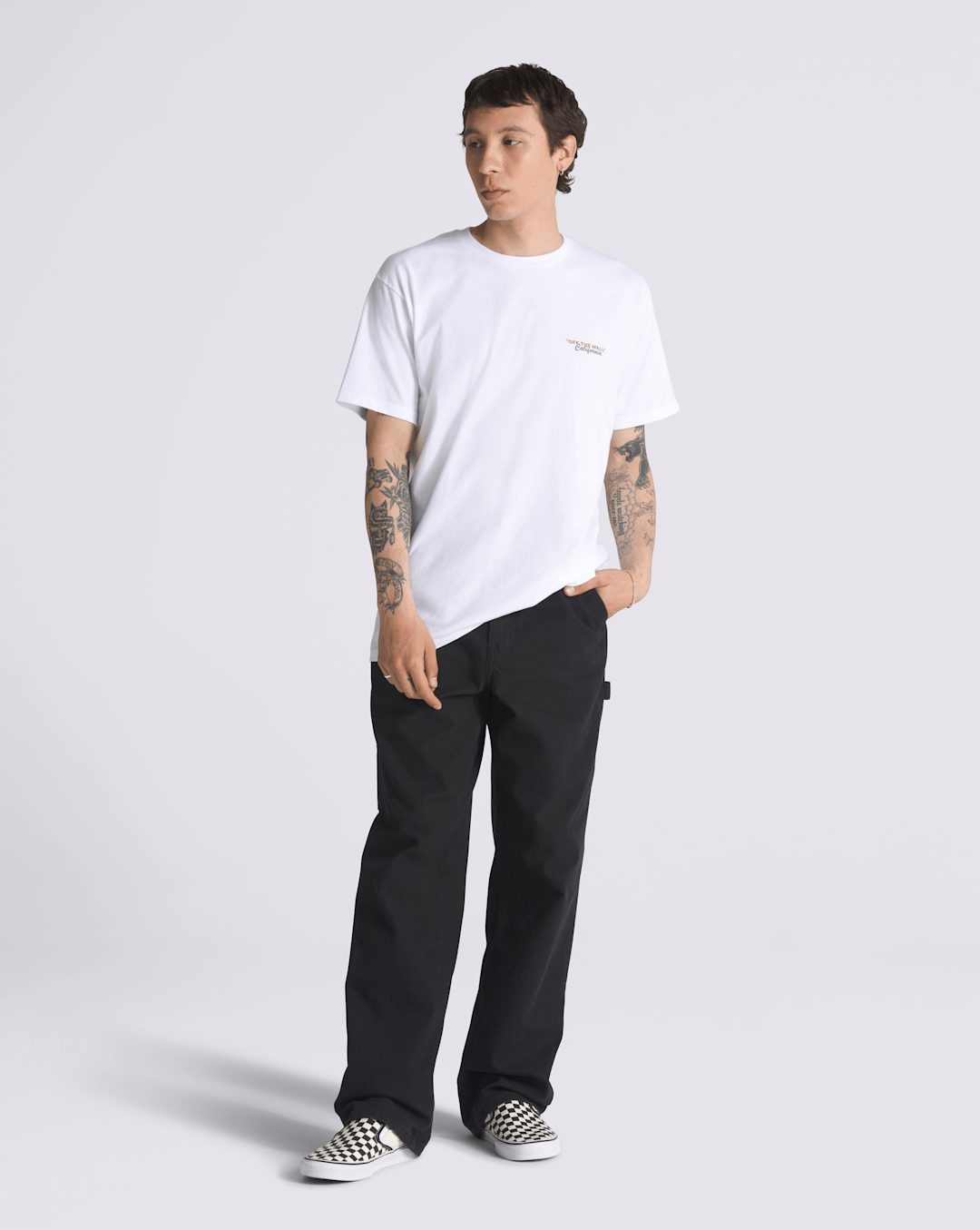 Vans California Bear Stroll T-Shirt in White