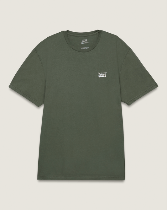 Vans Mini Script Tee in Military Green