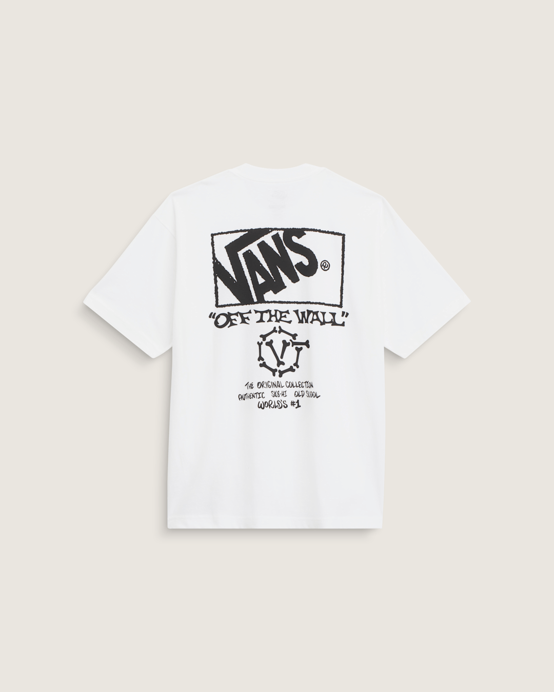Vans Circle Bones T-Shirt in White
