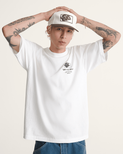 Vans Circle Bones T-Shirt in White