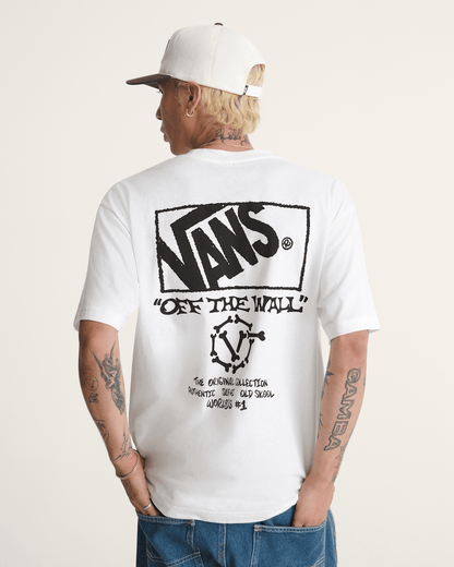 Vans Circle Bones T-Shirt in White
