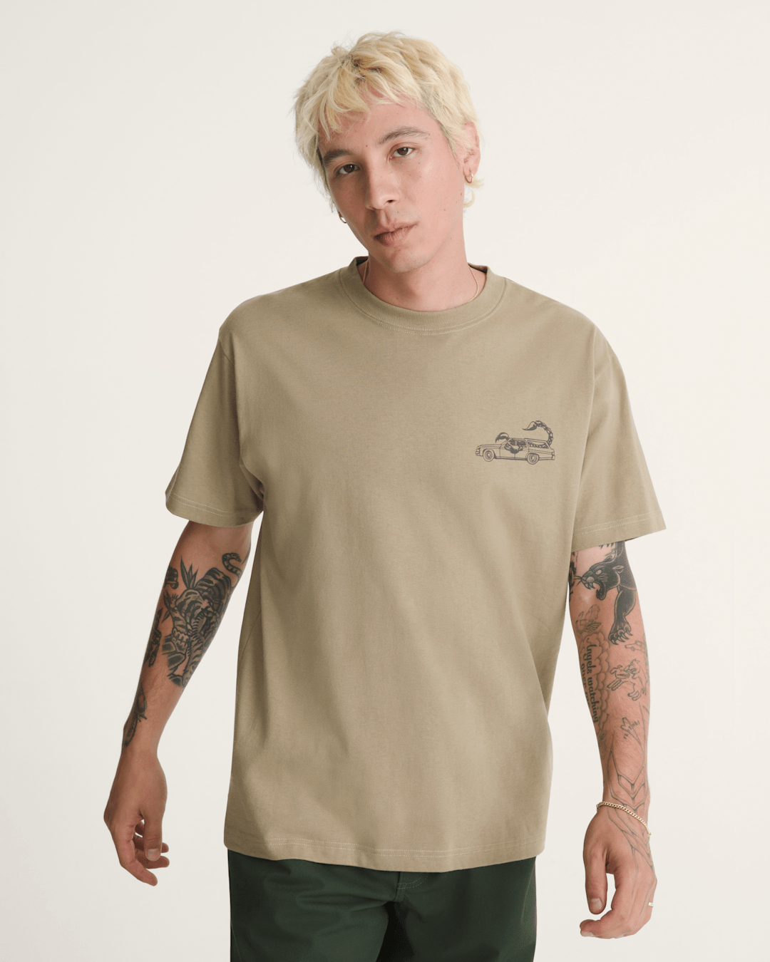 Vans Sting Wagon T-Shirt in Bay Leaf Green