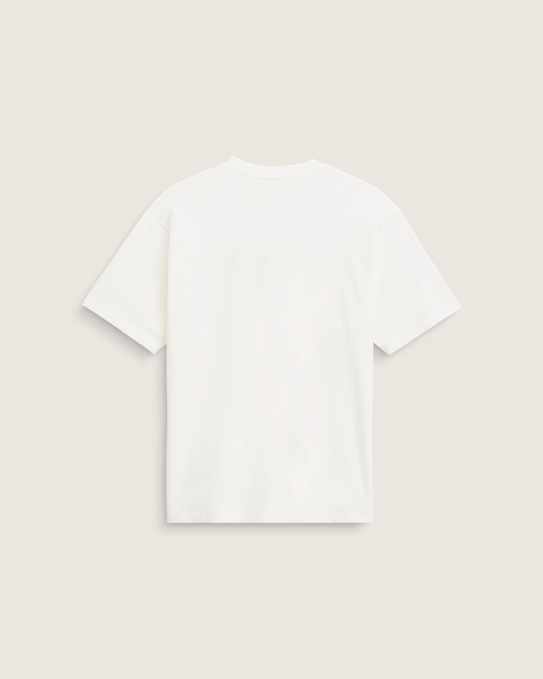 Vans Ribcage Reversible T-Shirt in Egret White